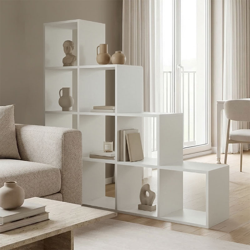 Scala pakoworld white bookcase 129.5x29x129.5cm