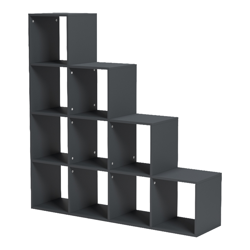 Scala pakoworld anthracite bookcase 129.5x29x129.5cm