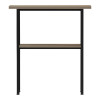 Κονσόλα Solain pakoworld sonoma-μαύρο μέταλλο 79x29x85εκ