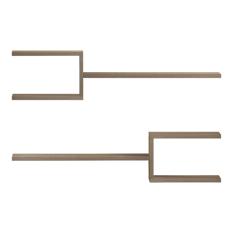 Ραφιέρα τοίχου Galler pakoworld sonoma 79x19.5x18εκ