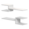 Wall shelf Galler pakoworld white 79x19.5x18cm