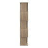 Cubik pakoworld sonoma bookcase 35x30x161cm