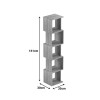 Cubik pakoworld sonoma bookcase 35x30x161cm