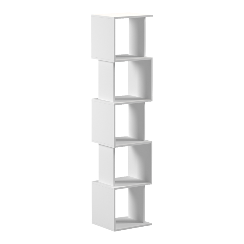 Cubik pakoworld white bookcase 35x30x161cm