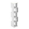 Βιβλιοθήκη Cubik pakoworld λευκό 35x30x161εκ