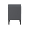 Tuscany bedside table pakoworld sonoma-anthracite 40x40x55cm