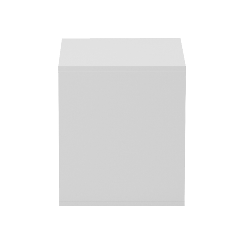 Doublo side table pakoworld white 40x35x40cm