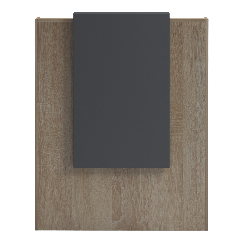 Reception desk Zowel pakoworld with LED sonoma-anthracite 90x40x110cm