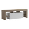 Liner TV cabinet pakoworld sonoma-white 150x40x50cm