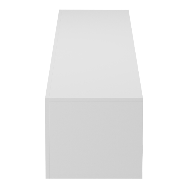 Wall-mounted TV cabinet with led Rival pakoworld white 210x35x30cm