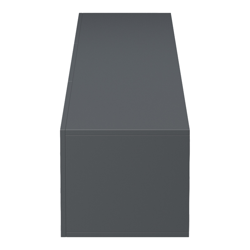 Wall-mounted TV cabinet with led Rival pakoworld anthracite 210x35x30cm