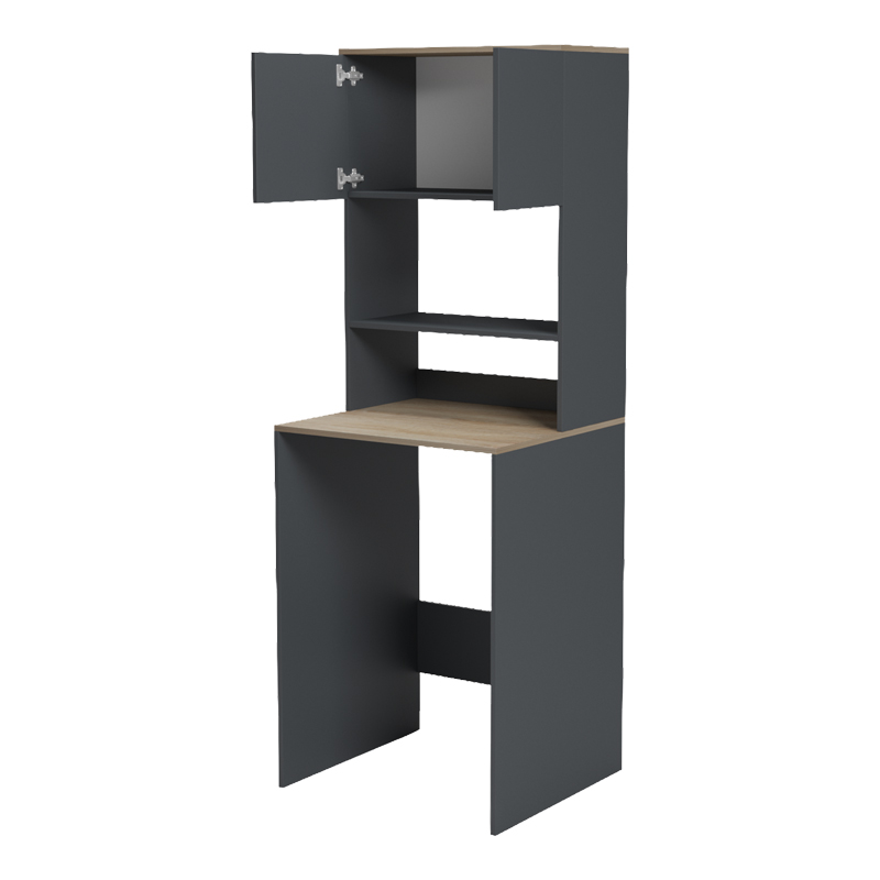 Laundry furniture Chaxe pakoworld anthracite-sonoma 65x32.5x183.6cm