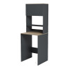 Laundry furniture Chaxe pakoworld anthracite-sonoma 65x32.5x183.6cm