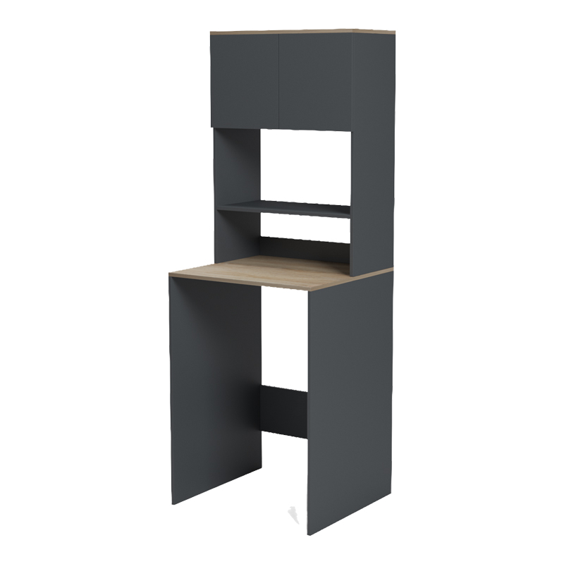 Laundry furniture Chaxe pakoworld anthracite-sonoma 65x32.5x183.6cm