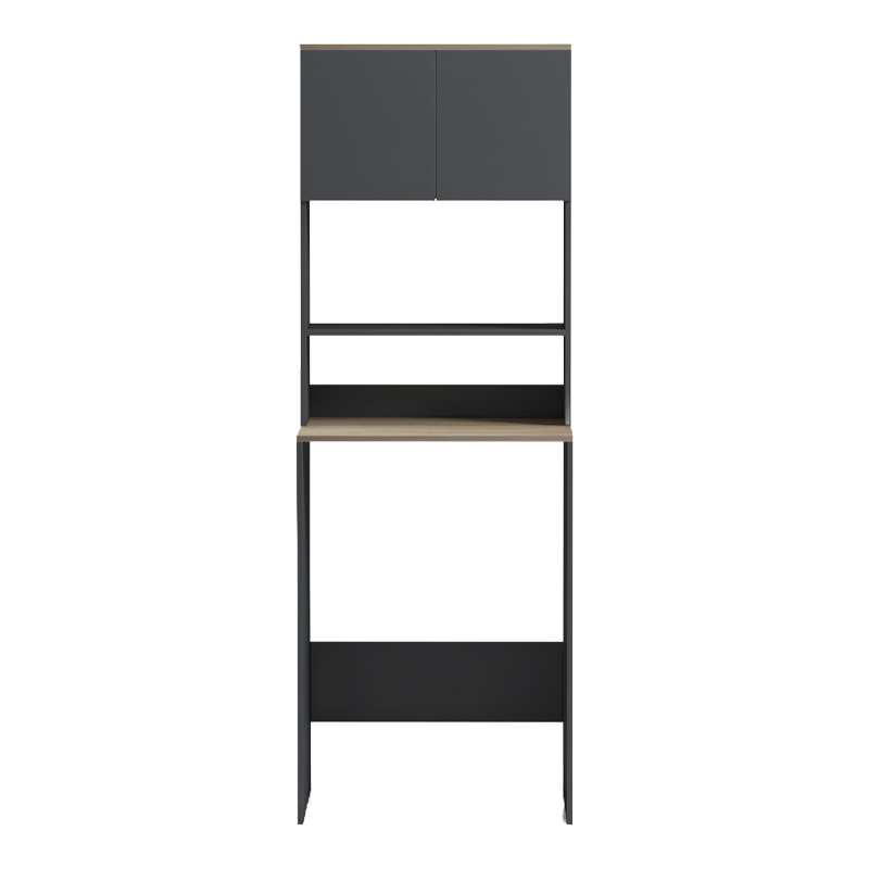 Laundry furniture Chaxe pakoworld anthracite-sonoma 65x32.5x183.6cm