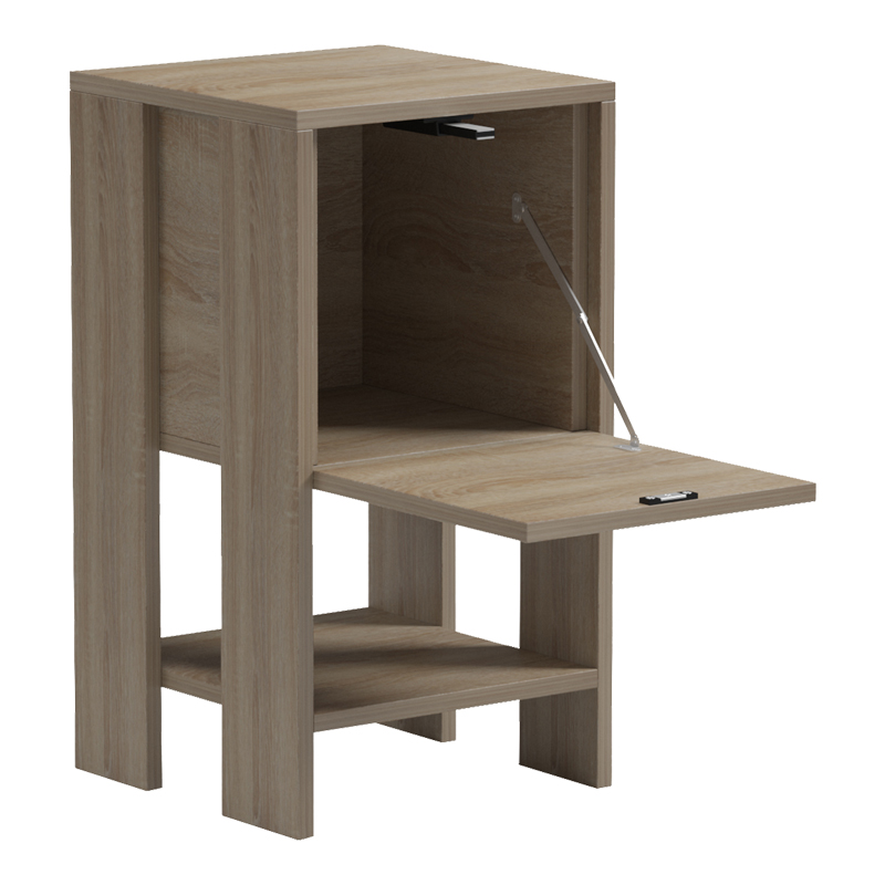 Κομοδίνο Reppo pakoworld sonoma 30x30x55εκ