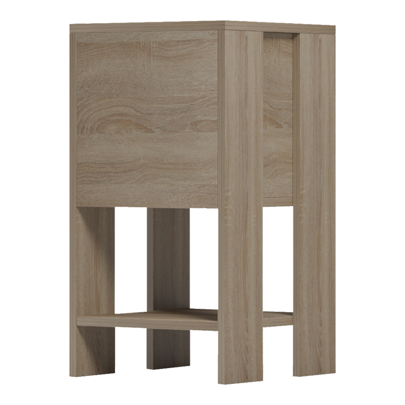 Κομοδίνο Reppo pakoworld sonoma 30x30x55εκ