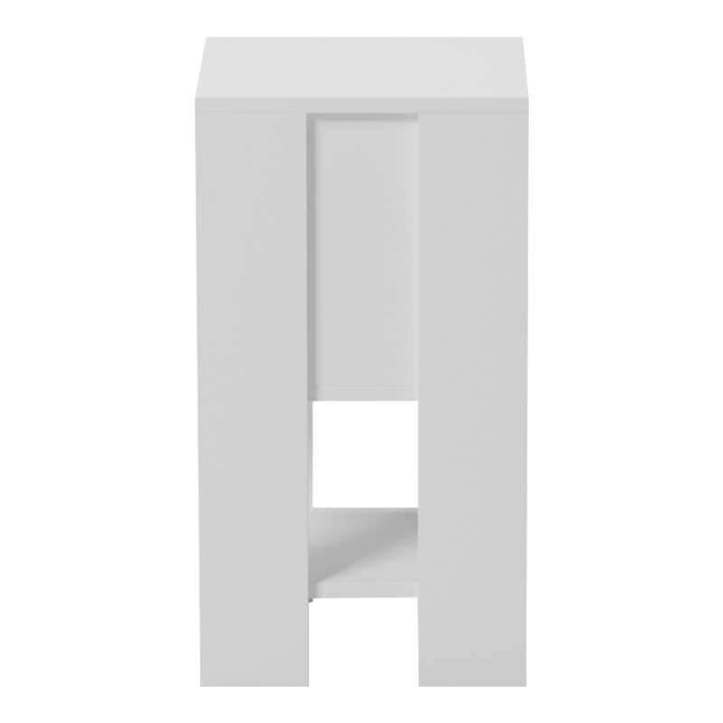 Κομοδίνο Reppo pakoworld λευκό 30x30x55εκ