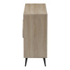 Μπουφές Gora pakoworld sonoma-ανθρακί 110x35.5x82εκ