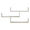 Wall shelf unit Tibet pakoworld sonoma 120x22x67cm