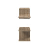 Sumpa pakoworld wall shelf 2 pcs sonoma 65x20x18cm