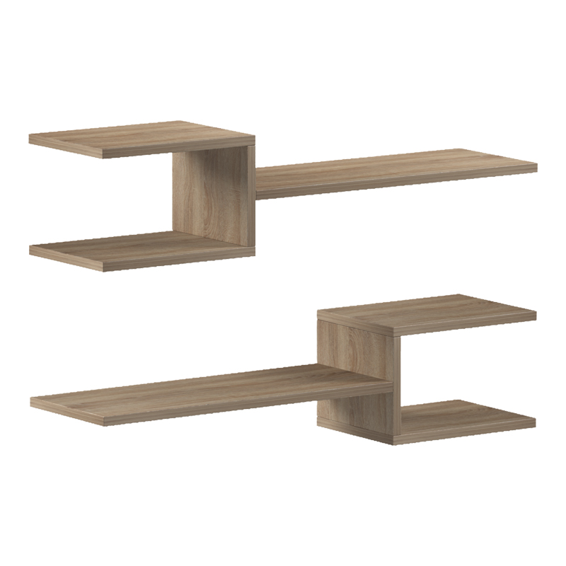 Sumpa pakoworld wall shelf 2 pcs sonoma 65x20x18cm