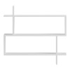 Parallel wall-shelf pakoworld white 70x22x65.5cm