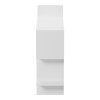 Parallel wall-shelf pakoworld white 70x22x65.5cm