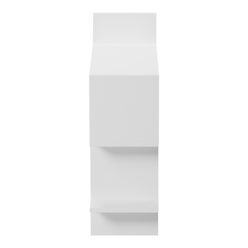 Parallel wall-shelf pakoworld white 70x22x65.5cm
