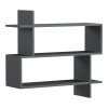 Parallel wall-shelf pakoworld anthracite 70x22x65.5cm