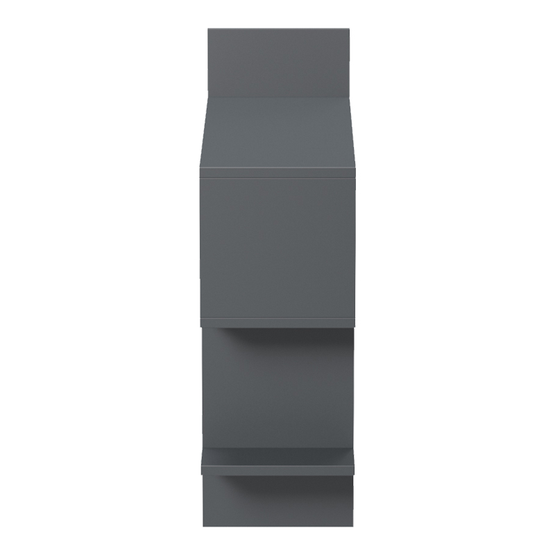 Parallel wall-shelf pakoworld anthracite 70x22x65.5cm