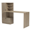 Γραφείο εργασίας με βιβλιοθήκη Felanbo pakoworld sonoma 160x60x125εκ