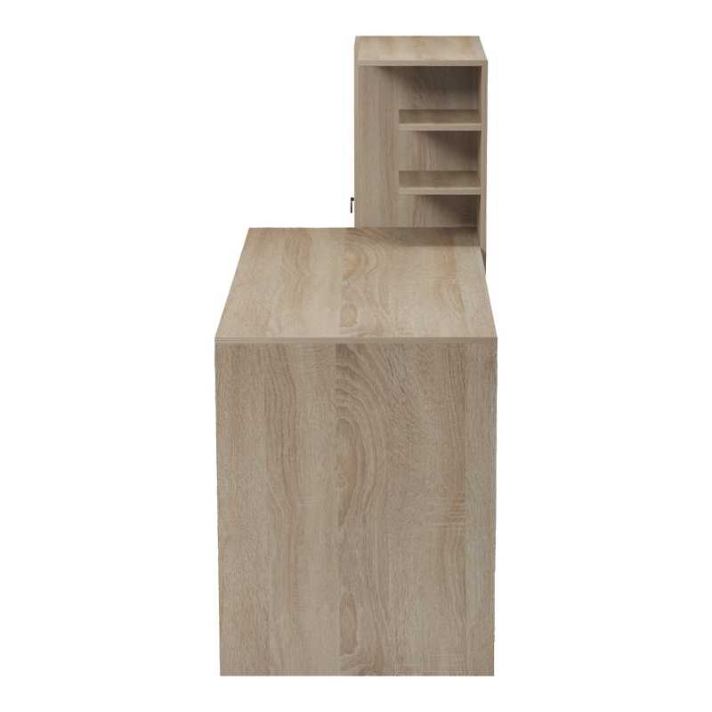 Desk with bookcase Felanbo pakoworld sonoma 160x60x125cm
