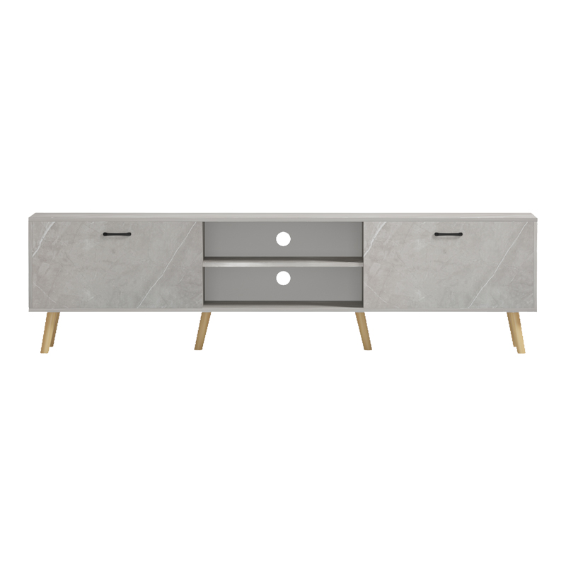 TV stand Gorna pakoworld beige marble look 180x35x48.6cm