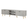 TV stand Gorna pakoworld beige marble look 180x35x48.6cm