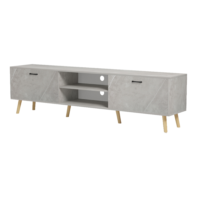 TV stand Gorna pakoworld beige marble look 180x35x48.6cm