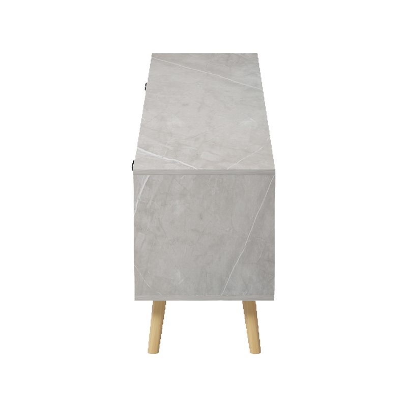 TV stand Gorna pakoworld beige marble look 180x35x48.6cm