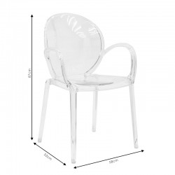Armchair Flair pakoworld PC color grey transparent Armchair Flair pakoworld PC color grey transparent