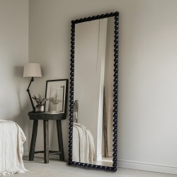 Ledalo pakoworld wood mirror in black shade 45x4.5x130cm Ledalo pakoworld wood mirror in black shade 45x4.5x130cm