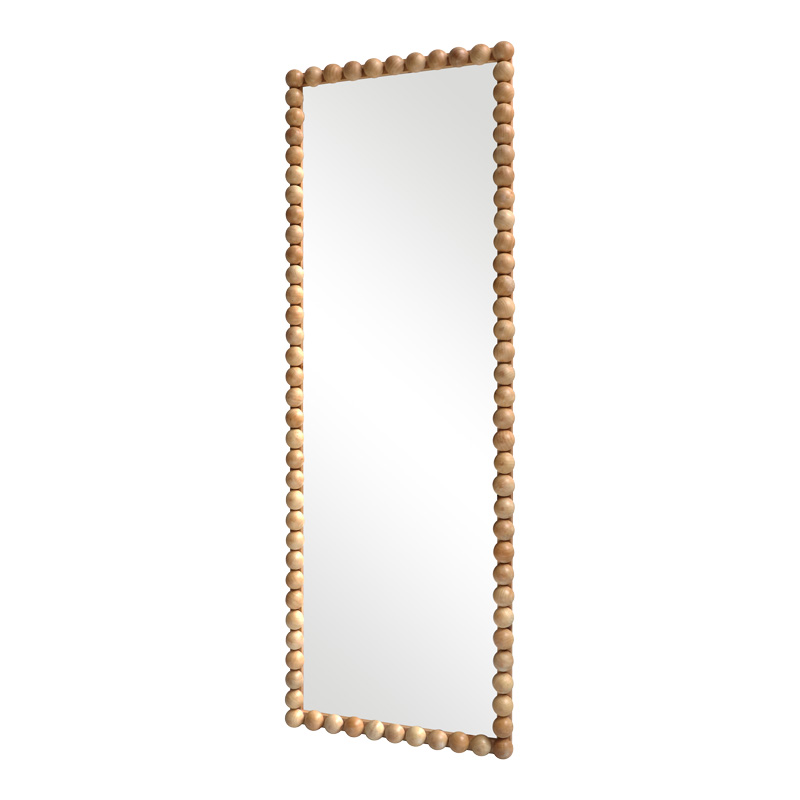 Ledalo pakoworld wood mirror in natural shade 45x4.5x130cm Ledalo pakoworld wood mirror in natural shade 45x4.5x130cm