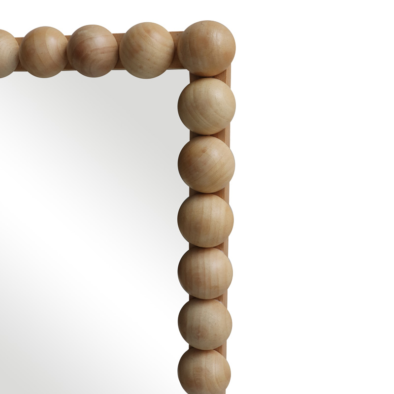 Ledalo pakoworld wood mirror in natural shade 45x4.5x130cm Ledalo pakoworld wood mirror in natural shade 45x4.5x130cm