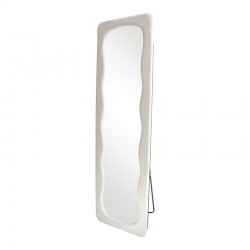 Lezour pakoworld velvet mirror in white shade 50x5x170cm Lezour pakoworld velvet mirror in white shade 50x5x170cm