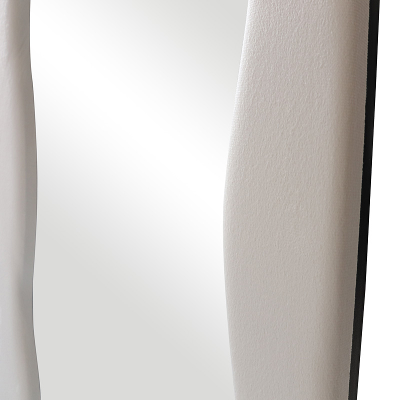 Lezour pakoworld velvet mirror in white shade 50x5x170cm Lezour pakoworld velvet mirror in white shade 50x5x170cm