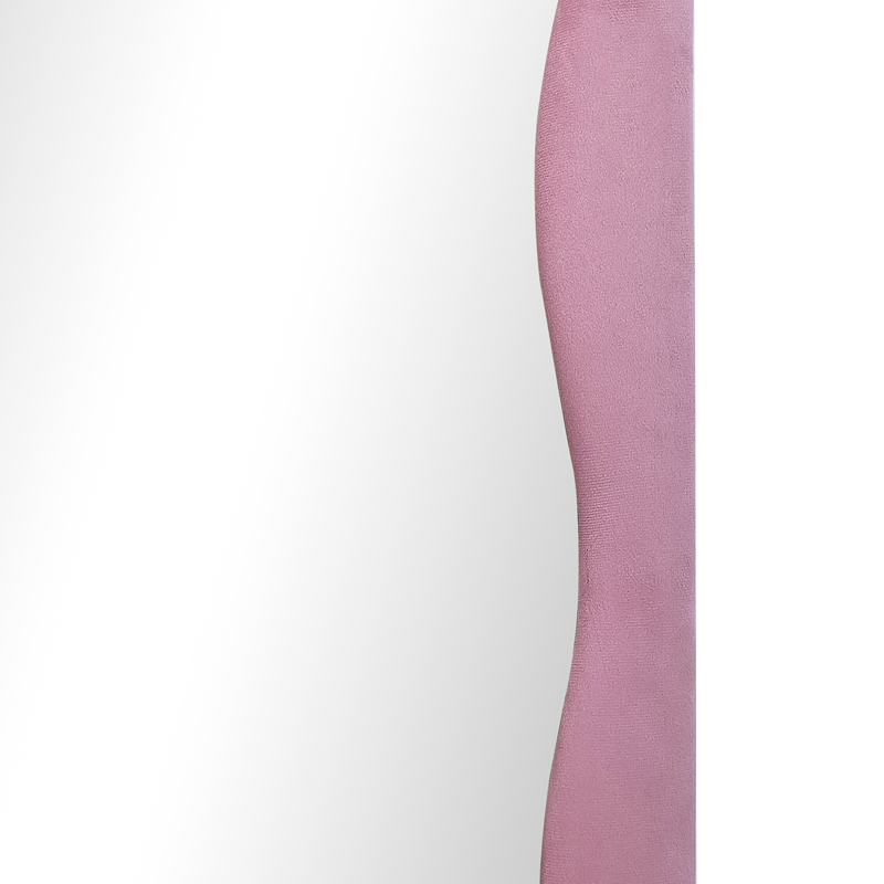 Καθρέπτης δαπέδου Lezour pakoworld βελούδο σε σάπιο μήλο απόχρωση 50x5x170εκ