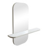 Καθρέπτης Lunaria pakoworld λευκό MDF 60x11.5x60εκ