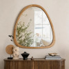 mirror Ione pakoworld MDF nature finish 55x2.5x60 cm