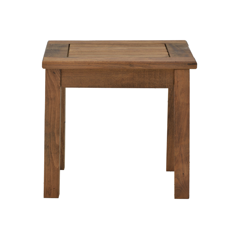 Beach table Retto pakoworld solid beech wood impregnation walnut 45x40x42cm Beach table Retto pakoworld solid beech wood impregnation walnut 45x40x42cm