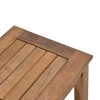 Beach table Retto pakoworld solid beech wood impregnation walnut 45x40x42cm