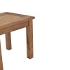 Beach table Retto pakoworld solid beech wood impregnation walnut 45x40x42cm