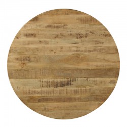 Royalty pakoworld table solid wood 4cm walnut-leg black D150x77cm Royalty pakoworld table solid wood 4cm walnut-leg black D150x77cm